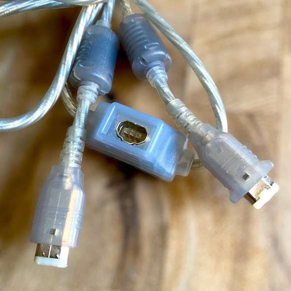 Nintendo Game Boy Advance GBA Multiplayer link cable Glacier - Picture 3 of 3